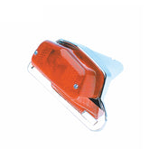 Custom Chrome Rear Red Tail light W/ Chrome License Mounting Bracket For Harley Custom Fender